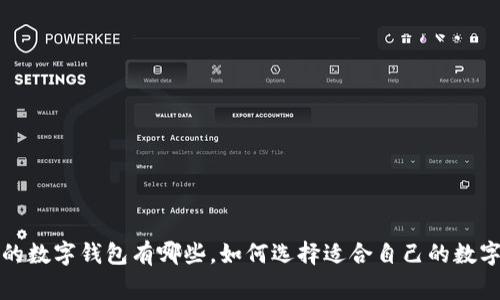 常见的数字钱包有哪些,如何选择适合自己的数字钱包
