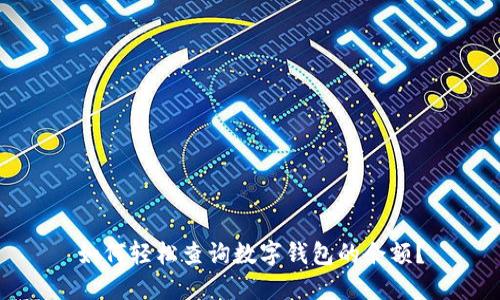 如何轻松查询数字钱包的余额?