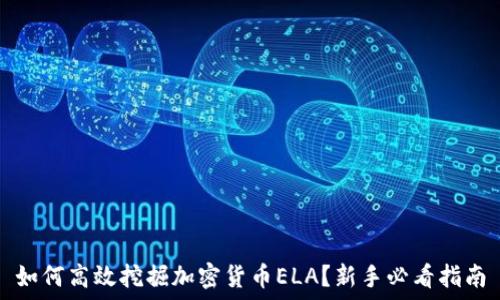   
如何高效挖掘加密货币ELA？新手必看指南
